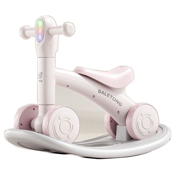 Multi Functional Toddler Slide &amp; Rocking Horse Combo with Music &amp; Lights