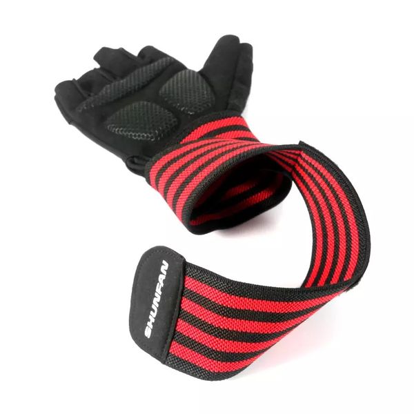 Shunfan Gym Gloves-Lifting Gloves - Wrist Strap Secure - Extra Duty Padded