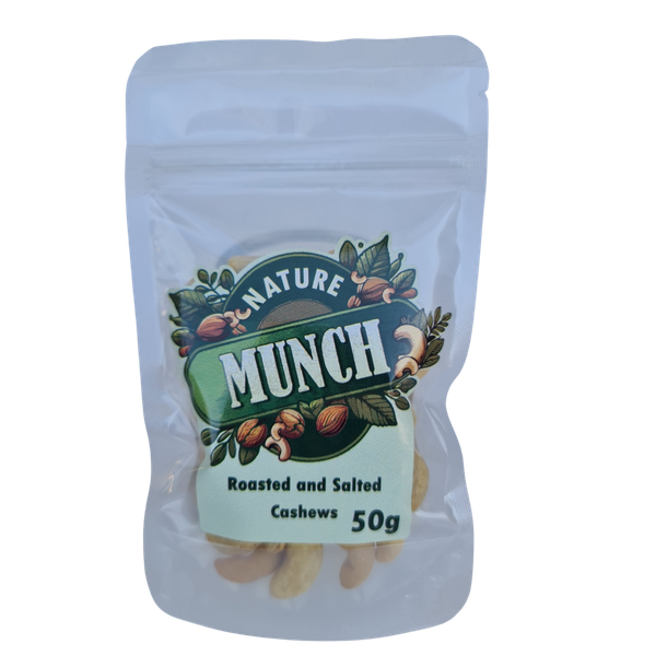 Nature Munch Cashews 50g Roasted and Salted
