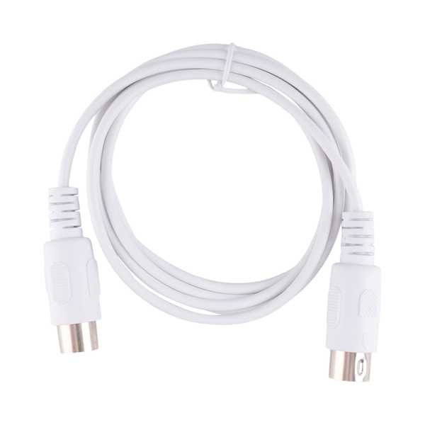 5 Pin MIDI DIN PLUG Extension Cable Male to Male 3M/9.8FT White