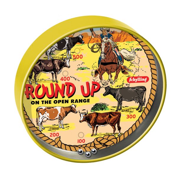 Schylling Tin BB Game Kids Puzzle - Round-Up