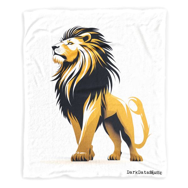 Lion Minky Blanket by Wikus Schalkwyk