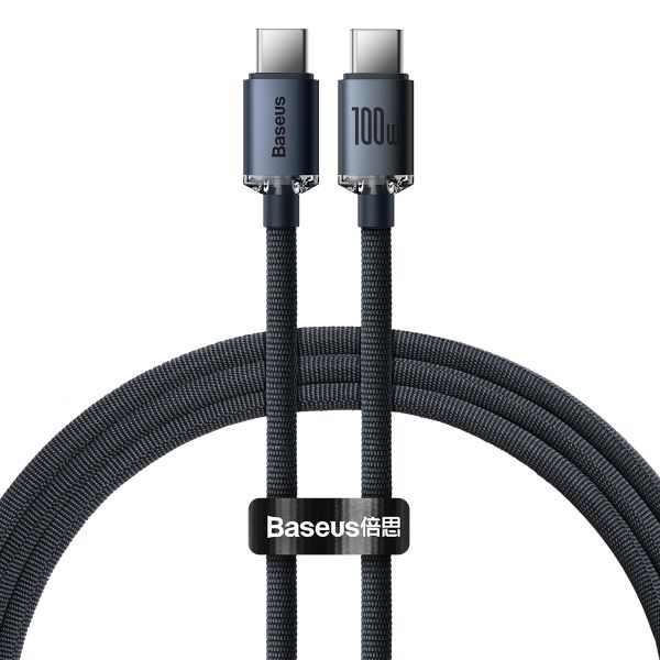 Baseus Crystal Shine Series 100W USB-C Fast Charging Data Cable 1.2m