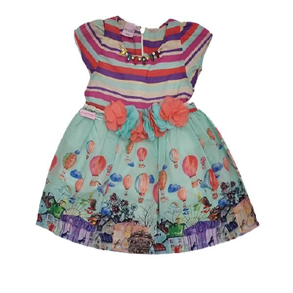 Baby Girls Colourful Hot Air Balloon Inspired Dress