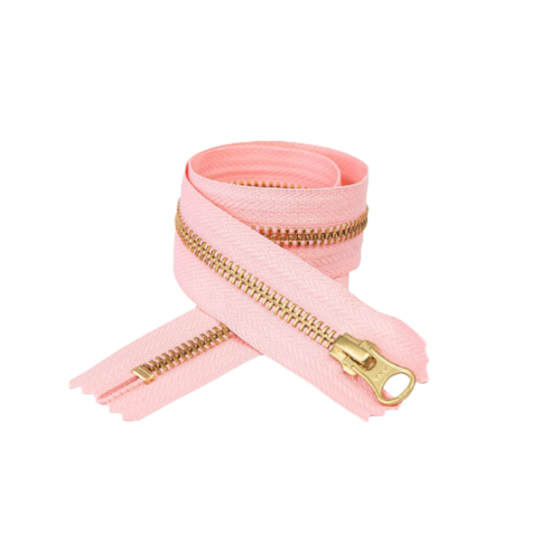 YKK Closed End Zip - 10 Pack Dusty Pink