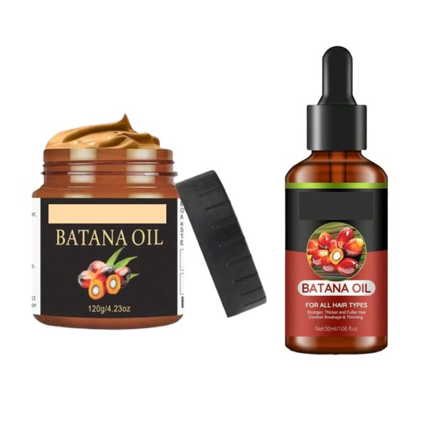 Honduran Batana Hair Revival Duo: Premium Oil &amp; Butter Set