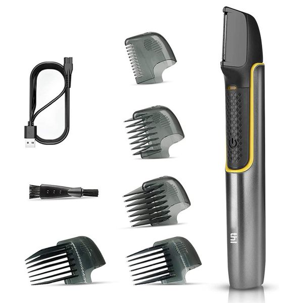 thl Body Hair Trimmer for Men, Usb Rechargeable, Telescopic Back Shaver