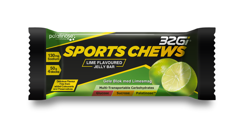 Chews / Jelly Bar - Sustained Energy - 50g - Lime - 6 Pack