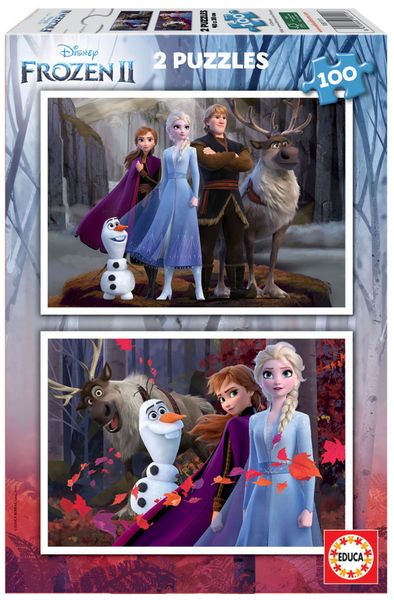 Educa Frozen 2 Puzzle - 2x100 Piece
