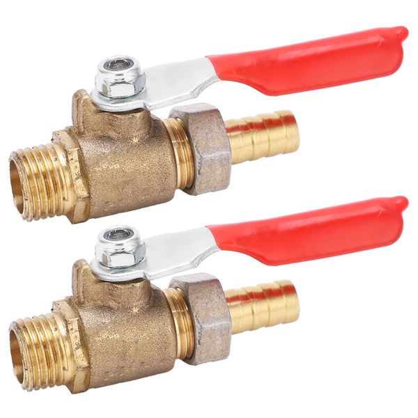 2pieces 1/4" Silicone Ball Valve