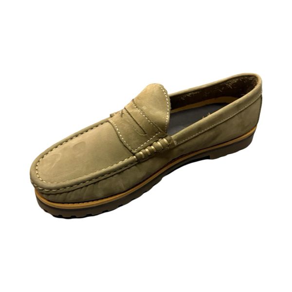 Mens Nubuck Leather Slip On Shoes By Rizelli