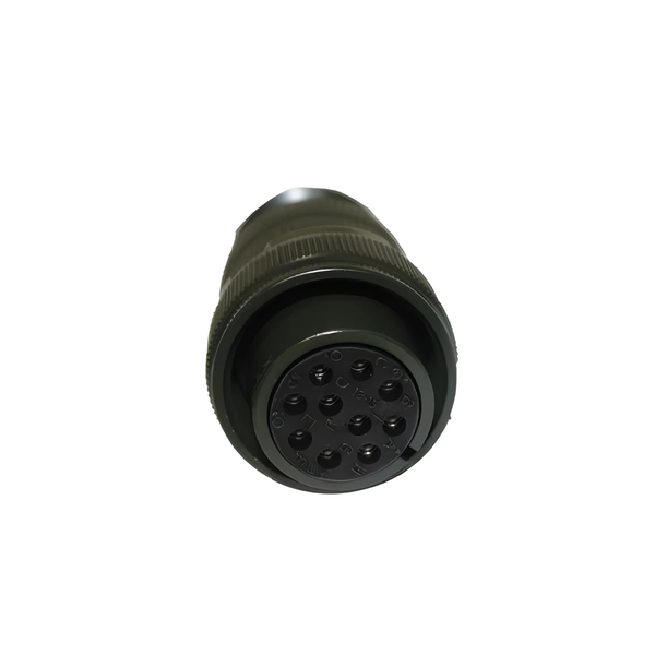 XY3106A-18-1S: MIL-DTL-5015 Cable End Plug, 10-Pole, Female