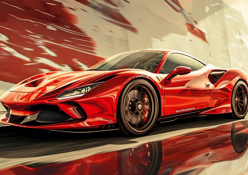 Wall Art Canvas - Supercar