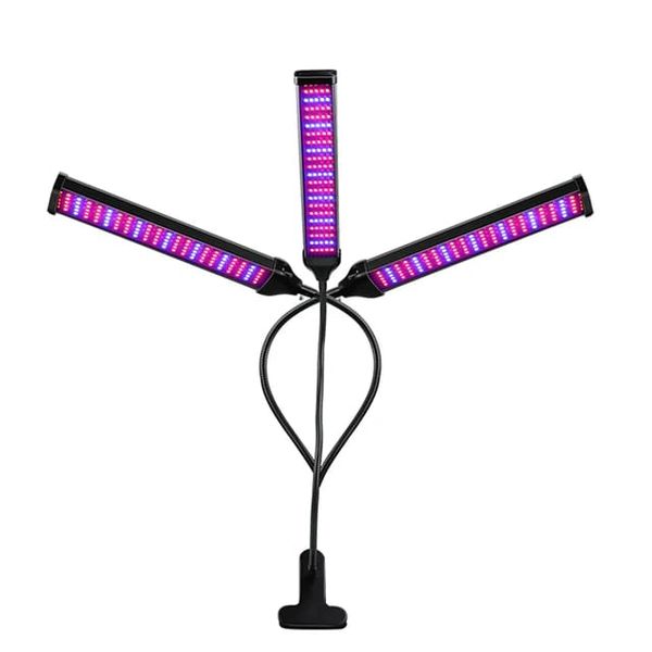 3 Head Adjustable 360 Degree Indoor Small Plant Growth Light