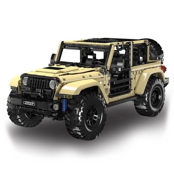 Mould King 1/6 R/C Jeep Wrangler Rubicon Building Blocks 3621 Piece - 57cm Long