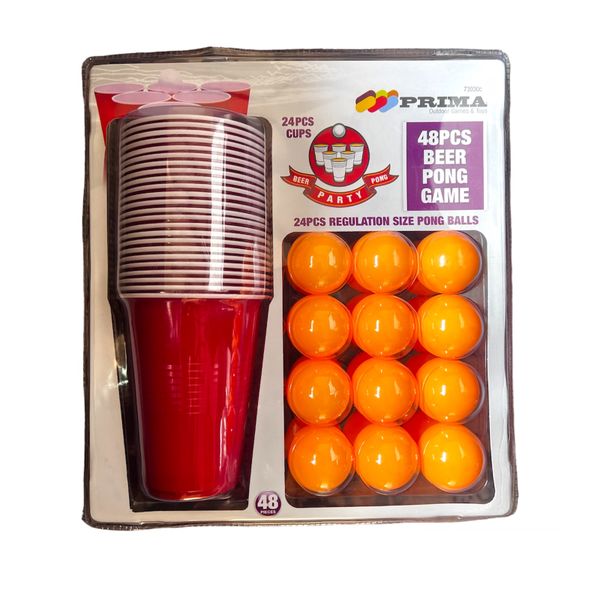 Beer Pong Set Large - 48 Pieces