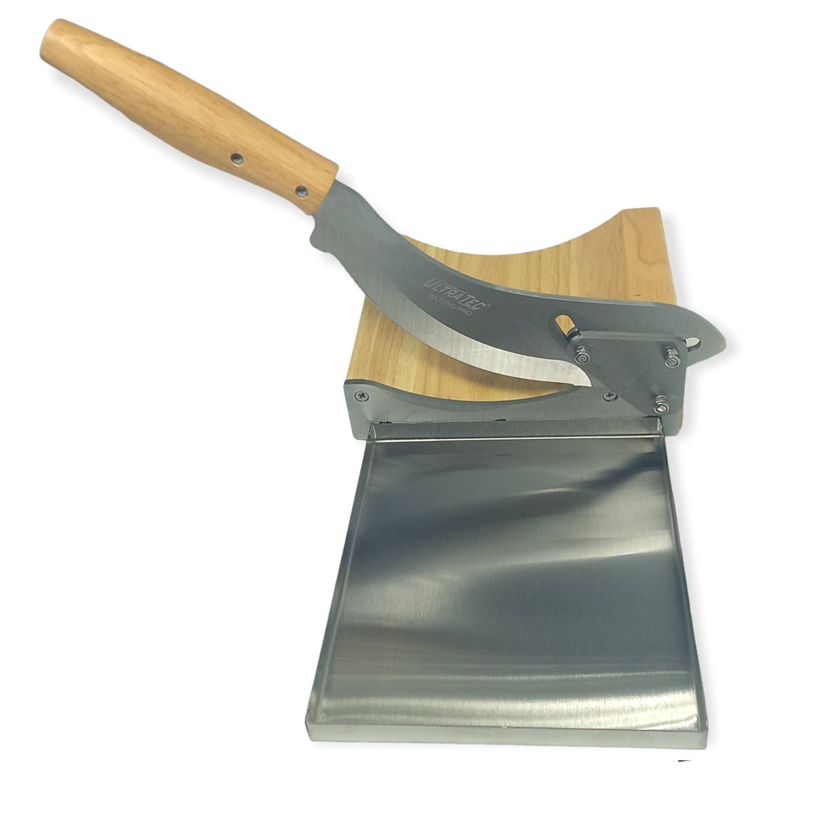 Ultratec Biltongpro Radiused Cutter With Stainless Steel Tray