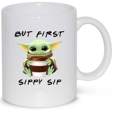 But First Sippy Sip Yoda Mug