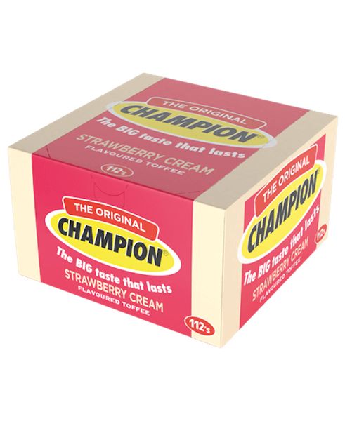 The Original Champion - Strawberry Cream Flavoured Toffees