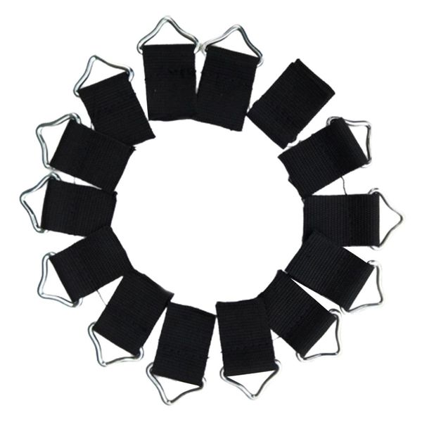10x Steel Trampoline Mat Triangle Rings Buckle Loop for Strap Trampoline