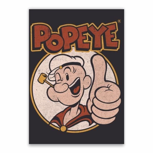 Popeye Thumbs Up - A1 Poster