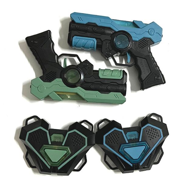 4Pack Kids Laser Tag Set Shooting Toy Gift with Laser Tag Guns Vests