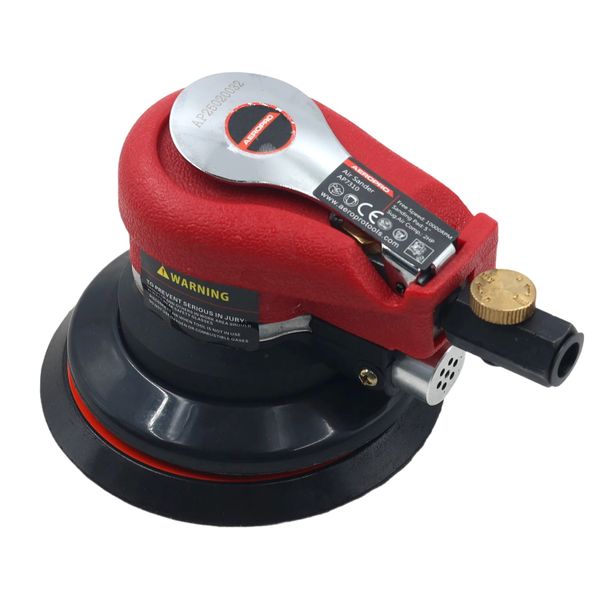 5 Inch Pneumatic Air Orbital Sander, 10000RPM, 1/4 Inch Inlet AY001-874