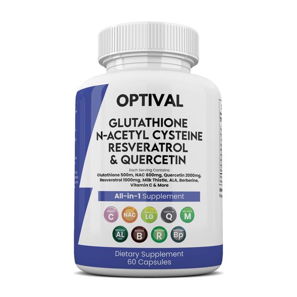 Glutathione + N-Acetyl Cysteine + Resveratrol &amp; Quercetin