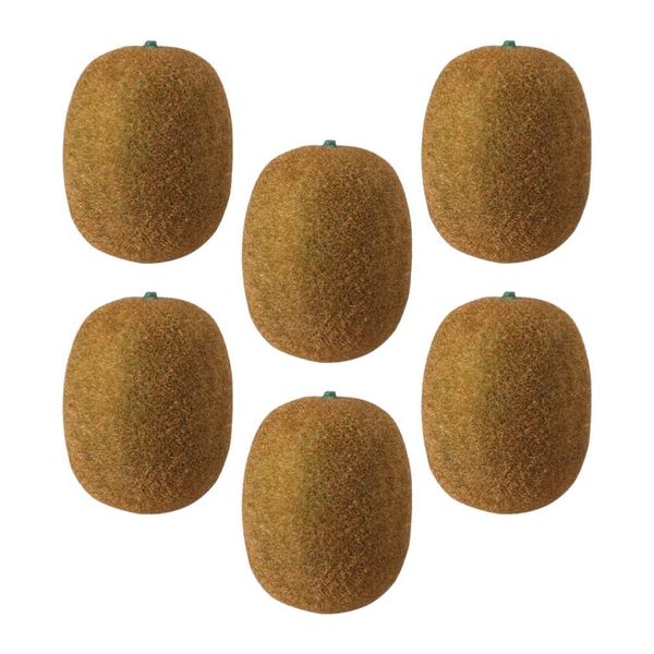 Realistic Artificial Kiwi Fruits - Set of 6