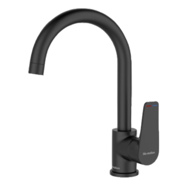 Luxus Black Kitchen Deck Mixer