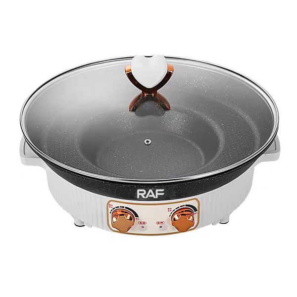 Multifunctional household frying pan non-stick grill pan