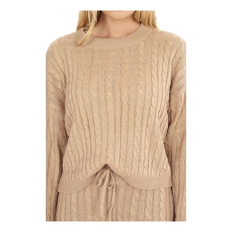 Brave Soul - Co-Ordinating Biscuit Cable Knit Lounge Set, Shop Today. Get  it Tomorrow!