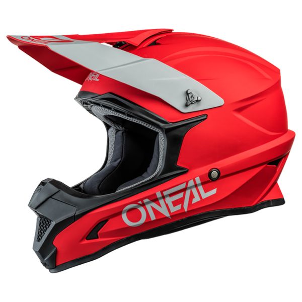 O Neal 1 Series MX Helmet Solid Red