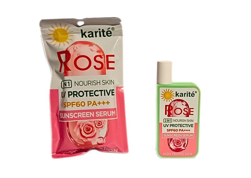 Rosy Scent Glow Sun Defense - High UV Protection + Nourishing Serum