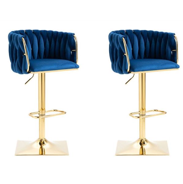 Modern Swivel Bar Stools Set of 2