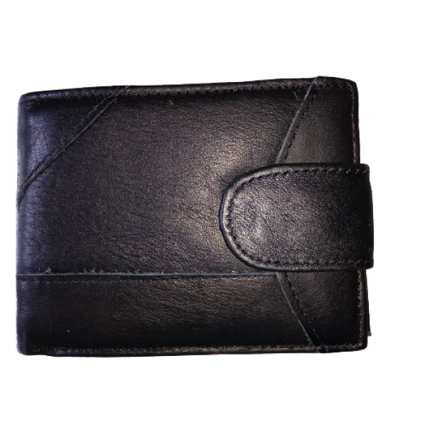Camel Mountain Genuine Leather Elegant Wallet Black XY19055