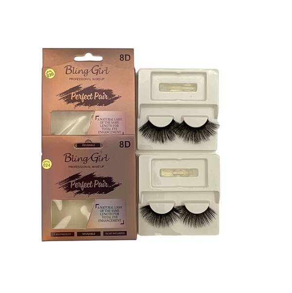 Bling Girl Perfect Pair 8D Eyelash 2 Pairs #024 &amp; #025