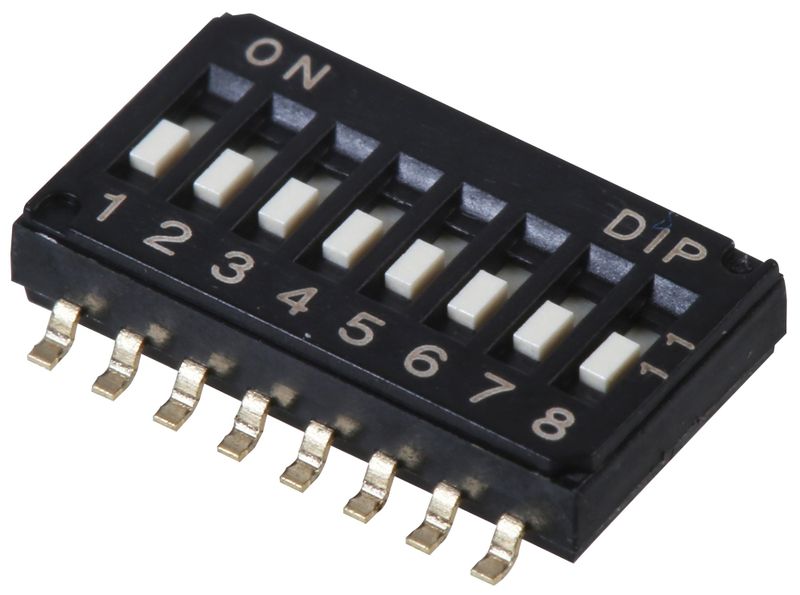 Multicomp Pro (MCNDI-10S) DIP / SIP Switch, SPST, 24 V, 25 mA