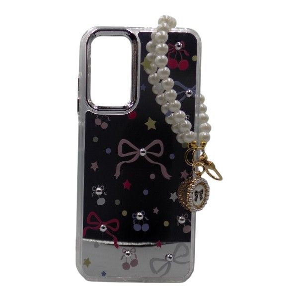 Mirror Design Case + Strap compatible with Samsung Galaxy A05S