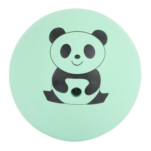 Squeaky Dog Toy Balls Latex Bite Resistant Interactive Smooth Pet Green