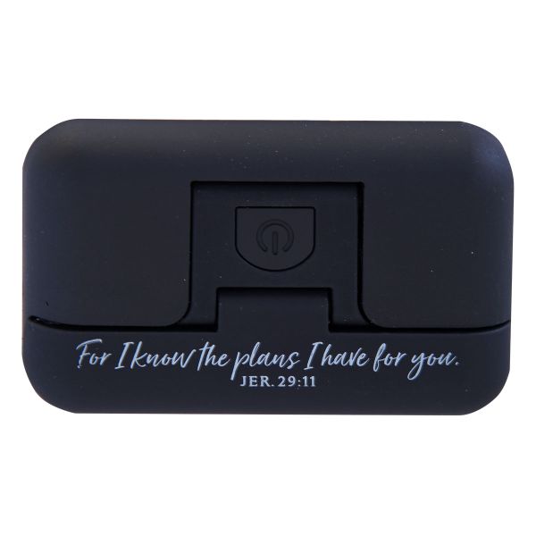 For I Know The Plans Black (Hydraulic Booklight)