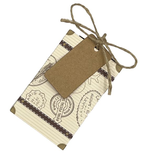 Small Party Favor Boxes - Retro Airplane Theme