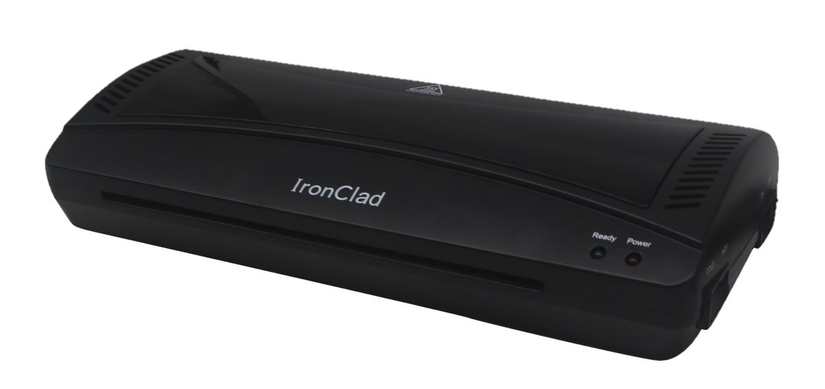 IronClad A4 Thermal Laminator Machine with AntiJam Technology Black