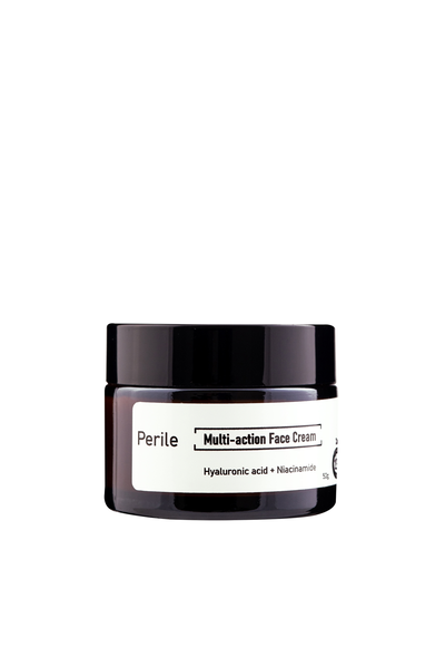 Perile Multi-action face cream | Hyaluronic + Niacinamide | 50g