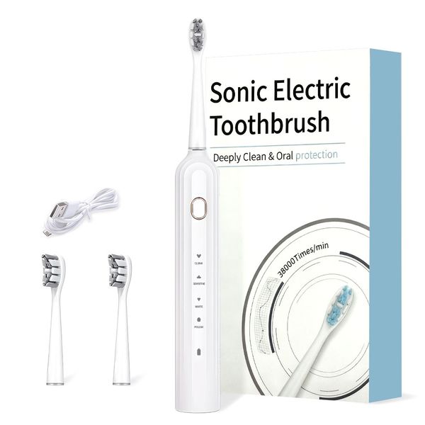 Cozéchic - Sonic Electric Toothbrush for Adults Sonicare Tooth Brush 4 Mode