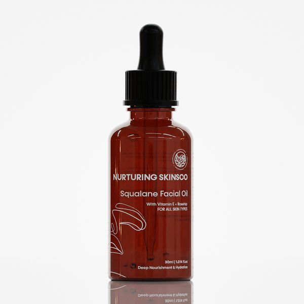 Squalane Facial Oil- Ultra Hydration, Skin Barrier Support &amp; Glass Skin