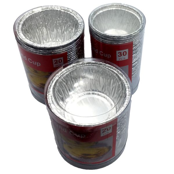 FI - Utility Pack of 70 Aluminum Foil Cups of 3 Sizes