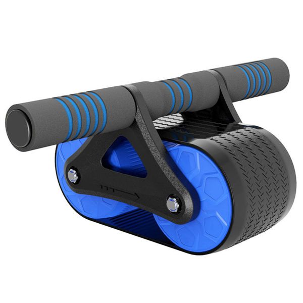 Auto Rebound Double Round Exercise Roller, Core Strength Training Ab Wheel