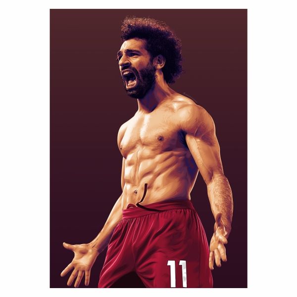 Mohamed Salah Red - A1 Poster