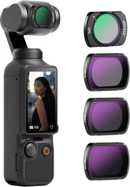 HD CPL ND16 ND64 ND256 Filter Kit Compatible With DJI OSMO Pocket 3